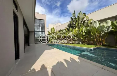 Casa em condomínio para aluguel, 4 quartos, 4 suítes, 4 vagas, jardim sul - uberlândia/mg