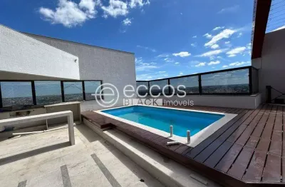 Cobertura para aluguel, 4 quartos, 4 suítes, 5 vagas, fundinho - uberlândia/mg