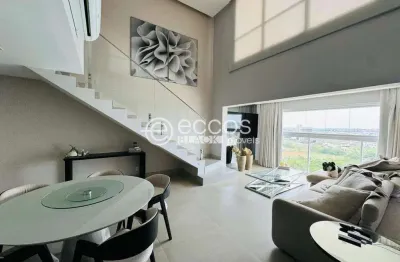 Cobertura à venda, 3 quartos, 3 suítes, 3 vagas, jardim karaíba - uberlândia/mg