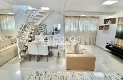 Cobertura para aluguel, 4 quartos, 2 suítes, 2 vagas, santa mônica - uberlândia/mg