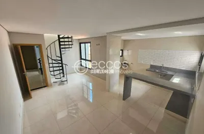 Apartamento duplex à venda, 3 quartos, 1 suíte, 2 vagas, santa maria - uberaba/mg