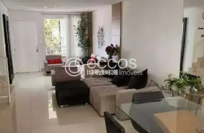 Casa em condomínio à venda, 3 quartos, 1 suíte, 3 vagas, jardim karaíba - uberlândia/mg