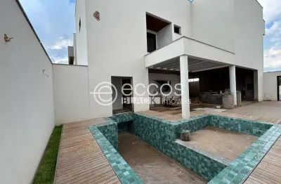 Casa em condomínio à venda, 5 quartos, 5 suítes, 3 vagas, nova uberlândia - uberlândia/mg