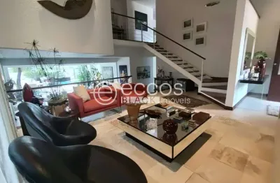 Casa em condomínio à venda, 4 quartos, 4 suítes, jardim karaíba - uberlândia/mg