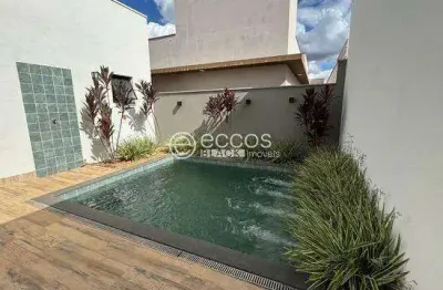 Casa em condomínio à venda, 4 quartos, 4 suítes, 4 vagas, novo mundo - uberlândia/mg