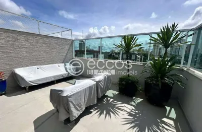 Cobertura à venda, 2 quartos, 1 suíte, 3 vagas, tabajaras - uberlândia/mg