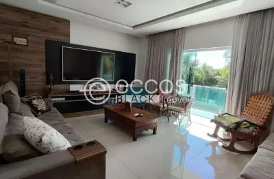 Casa em condomínio para aluguel, 5 quartos, 5 suítes, 6 vagas, gávea - uberlândia/mg