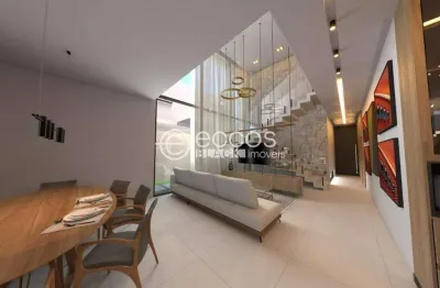 Casa em condomínio para aluguel, 4 quartos, 4 suítes, 2 vagas, gávea - uberlândia/mg
