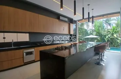 Casa em condomínio para aluguel, 3 quartos, 3 suítes, 4 vagas, nova uberlândia - uberlândia/mg