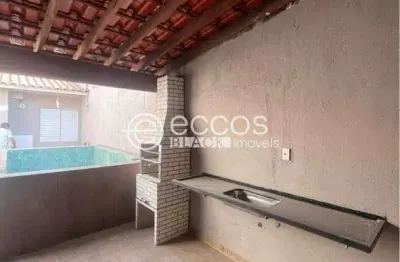 Casa em condomínio à venda, 3 quartos, 1 suíte, 1 vaga, recreio dos bandeirantes - uberaba/mg