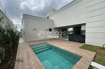 Casa em condomínio à venda, 3 quartos, 3 suítes, 4 vagas, laranjeiras - uberlândia/mg