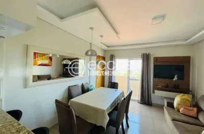 Apartamento para aluguel, 2 quartos, 1 suíte, 1 vaga, santa mônica - uberlândia/mg