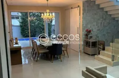Casa em condomínio para aluguel, 3 quartos, 3 suítes, 2 vagas, nova uberlândia - uberlândia/mg