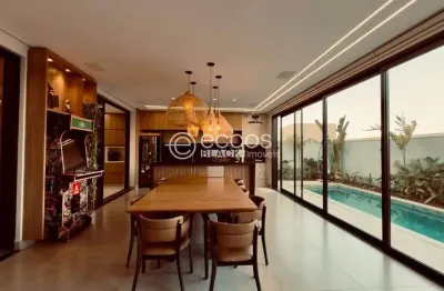 Casa em condomínio à venda, 5 quartos, 5 suítes, 2 vagas, granja marileusa - uberlândia/mg