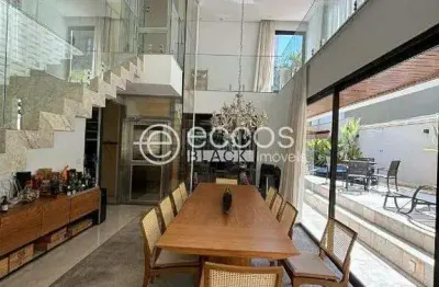 Casa em condomínio para aluguel, 4 quartos, 4 suítes, 6 vagas, nova uberlândia - uberlândia/mg