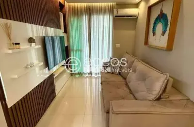 Apartamento à venda, 2 quartos, 1 suíte, 2 vagas, santa mônica - uberlândia/mg