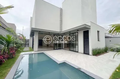 Casa em condomínio à venda, 4 quartos, 4 suítes, 3 vagas, nova uberlândia - uberlândia/mg