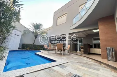 Casa em condomínio à venda, 5 quartos, 5 suítes, 4 vagas, gávea - uberlândia/mg