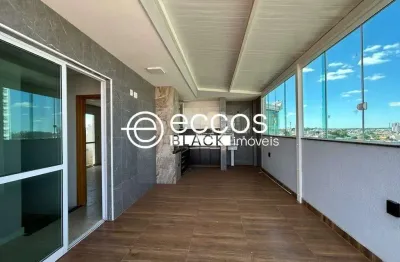 Cobertura à venda, 3 quartos, 1 suíte, 2 vagas, lídice - uberlândia/mg