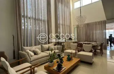 Casa em condomínio para aluguel, 4 quartos, 4 suítes, shopping park - uberlândia/mg