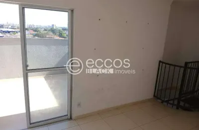 Cobertura para aluguel, 2 quartos, 2 vagas, conjunto manoel mendes - uberaba/mg