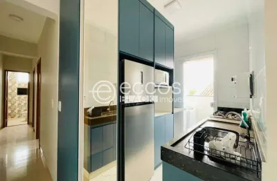 Apartamento para aluguel, 2 quartos, 1 suíte, 1 vaga, santa mônica - uberlândia/mg