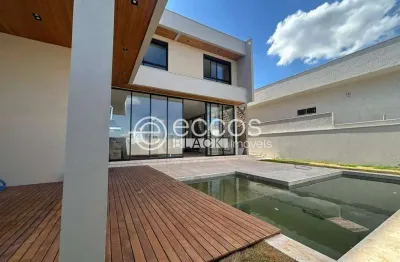 Casa em condomínio à venda, 5 quartos, 5 suítes, 4 vagas, nova uberlândia - uberlândia/mg
