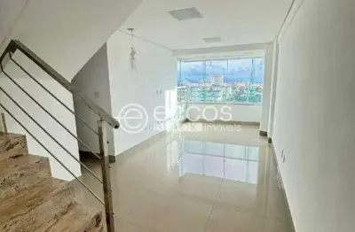 Cobertura à venda, 3 quartos, 3 suítes, 2 vagas, santa mônica - uberlândia/mg