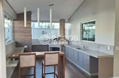 Casa em condomínio para aluguel, 3 quartos, 3 suítes, 3 vagas, granja marileusa - uberlândia/mg