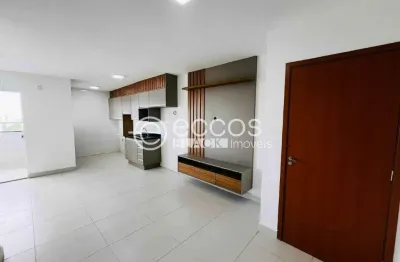Apartamento para aluguel, 2 quartos, 1 suíte, 1 vaga, santa mônica - uberlândia/mg