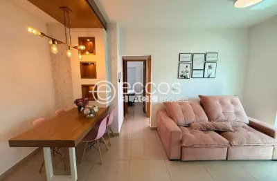 Apartamento para aluguel, 2 quartos, 1 suíte, 1 vaga, santa mônica - uberlândia/mg