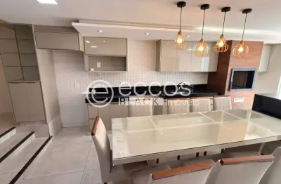 Casa em condomínio para aluguel, 3 quartos, 1 suíte, 2 vagas, jardim califórnia - uberlândia/mg