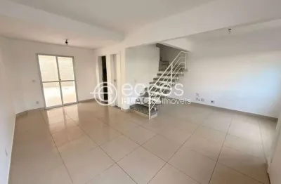 Casa em condomínio para aluguel, 3 quartos, 1 suíte, 2 vagas, jardim karaíba - uberlândia/mg