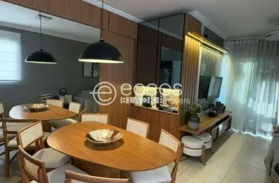 Apartamento à venda, 2 quartos, 1 suíte, 2 vagas, Santa Mônica - Uberlândia/MG