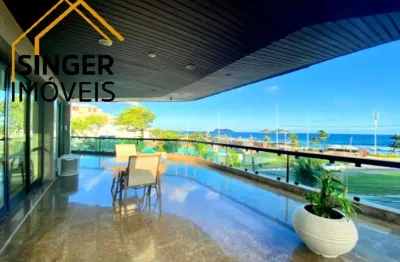 Aptº luxo, jd. oceânico/barra da tijuca, mega varanda, 4 quartos (3 suítes), salão em 3 ambientes, 6 banheiros, 4 vagas - 377m² - rio de janeiro/rj.