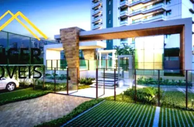 Novo e amplo aptº à venda: 210 m², 3 suítes, andar alto, vista deslumbrante, ampla sala em 3 ambientes, 5 banheiros, 4 vagas, infraestrutura total