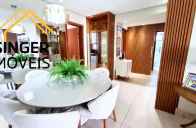 Cobertura duplex, 'porteira fechada', 4 quartos (3 suítes), 210 m², vista mar, 3 vagas, closet, recém reformado, dependência, infraestrutura completa