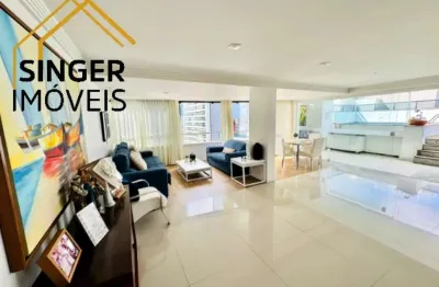 Imperdível! cobertura luxo na pituba / aquárius, ssa/ba, 4 quartos (2 suítes), 5 banheiros, 214 m², vista mar, piscina, 4 vagas, infraestrutura total