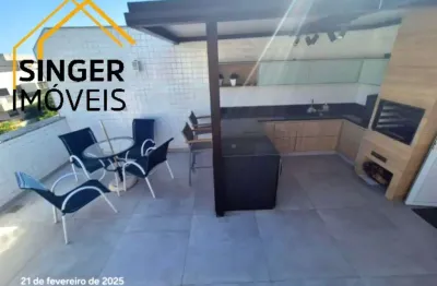 Cobertura duplex > à venda > recreio dos bandeirantes/rj: 3 quartos, 2 suítes, 2 vagas, 222m², sol da manhã, semi mobiliado, ótima localização