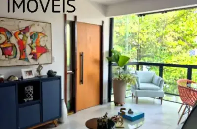 Oportunidade > aptº cobertura duplex à venda > jardim apipema, ssa/ba- 3 quartos (2 suítes) 2 salas, varandão gourmet, 3 banheiros, 2 vagas, 210,00 m²