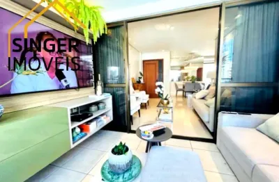 Excelente oportunidade: apartamento à venda em ssa/ba, cam. das árvores, 3 suítes, andar alto, nascente, ampla sala em 3 ambientes, 2 vagas, 142m²