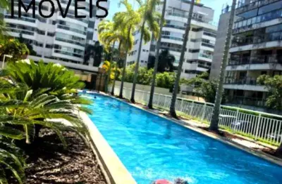 Lindo Apartamento em Condomínio > À Venda > Recreio/RJ - 2 Quartos (2 Suítes), Sala em 3 ambientes, Lavabo, Andar alto, Varanda, Sol da manhã, 1 Vaga