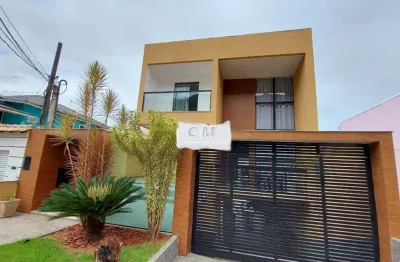 Casa moderna à venda, 4 suítes + área gourmet - taquara