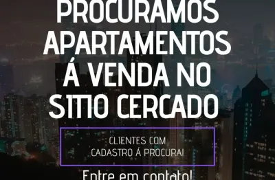 Procuramos apartamento para compra no sitio cercado