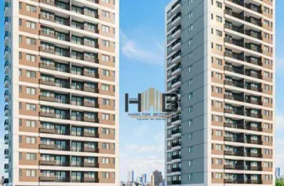 Condominio parque rio branco - apartamento com 2 dormitórios à venda, 61 m² por r$ 584.000 - fátima - fortaleza/ce - construtora mora dubeux