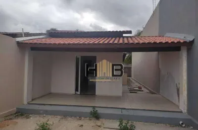 Casa plana nova caucaia com 3 dormitórios à venda, 96 m² por r$ 250.000 - mestre antônio - caucaia/ce