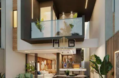 Casa duplex em condomínio jazz com 4 dormitórios suítes à venda, 144 m² por r$ 759.900,00 - timbu - eusébio/ce