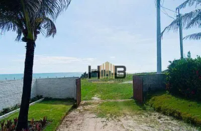 Casa plana na praia das fontes com 3 dormitórios à venda, 259 m² por r$ 600.000 - praia das fontes - beberibe/ce