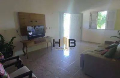 Casa plana com terreno de 900m² todo arborizado com 2 dormitórios à venda, 170 m² por r$ 360.000 - morro branco - beberibe/ce