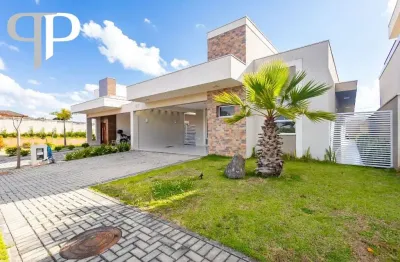Casa terrea mobiliada no melhor condominio de campo largo - 4 dormitórios